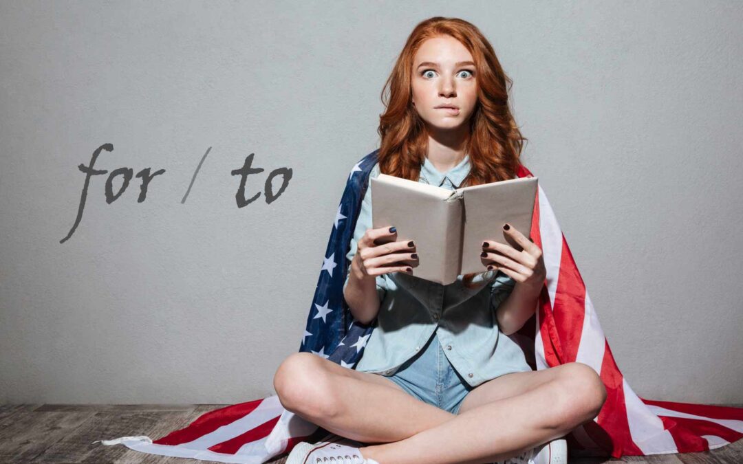 Qual a diferença entre “for” e “to”?